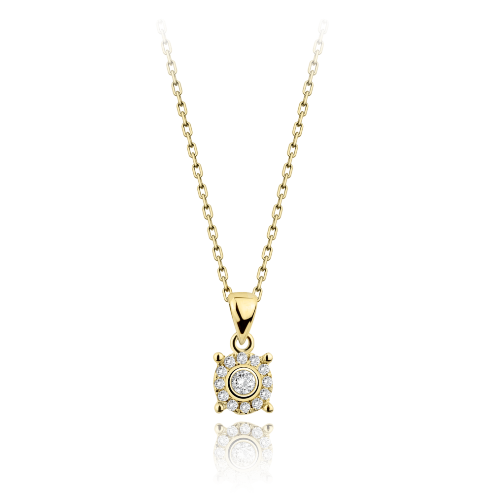 Exquisite 0.13 CT NECKLACE