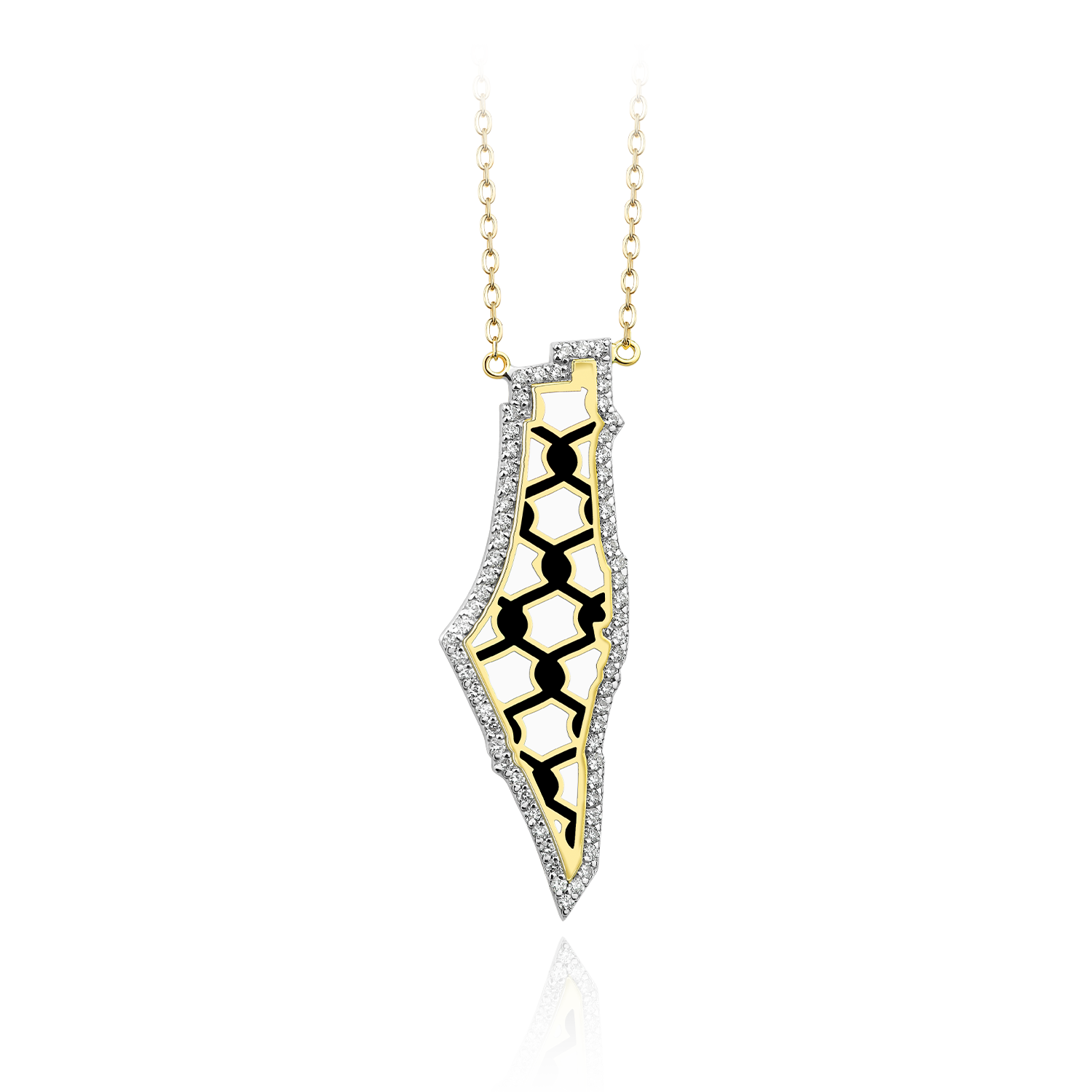 Diamond Necklace 0.33 ct -18K Gold