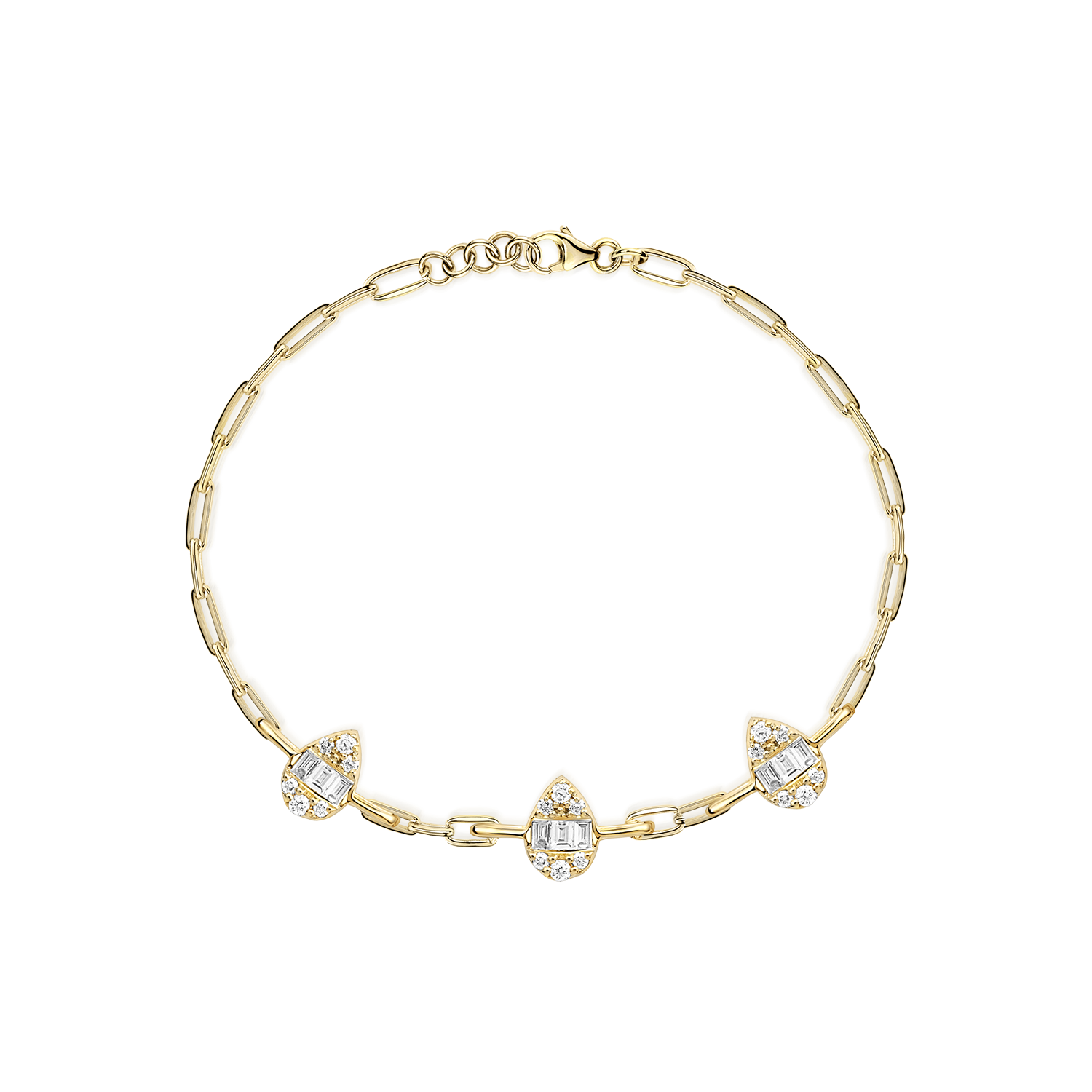 Diamond Bracelet 0.19 ct – 14K Gold