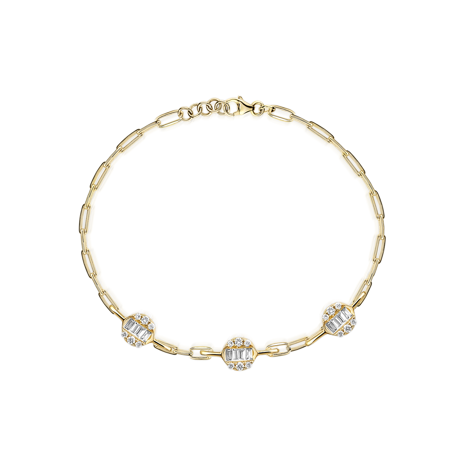 Diamond Bracelet 0.21 ct – 14K Gold