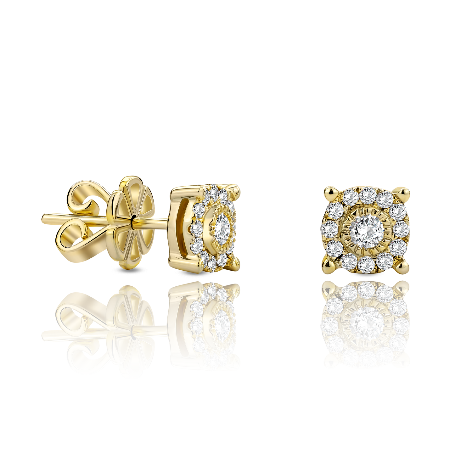 Diamond Earring 0.34 ct – 14K Gold